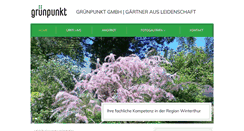 Desktop Screenshot of gruenpunkt.ch
